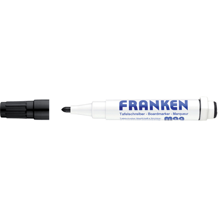 FRANKEN Whiteboard-Marker MagWrite, schwarz