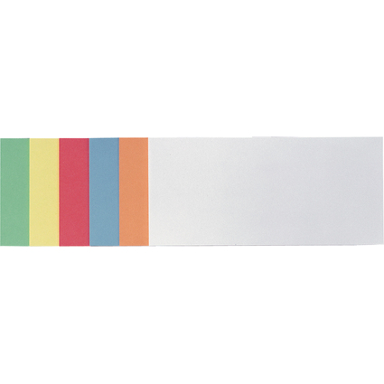 FRANKEN Moderationskarte, Rechteck, 545 x 95 mm, sortiert