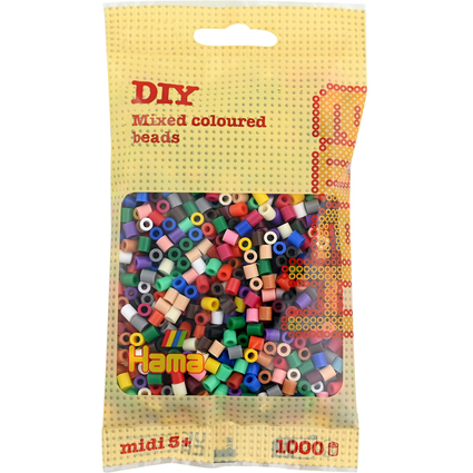 Hama Bgelperlen midi "Volltonmix", im Beutel