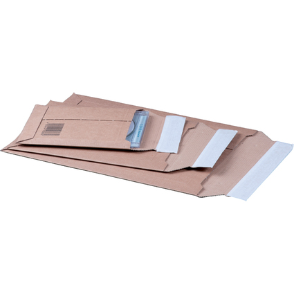 SMARTBOXPRO Versandtasche, Wellpappe, braun, DIN A4
