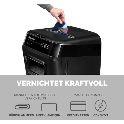 Fellowes Aktenvernichter AutoMax 150C, Partikel 4 x 38 mm