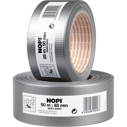 NOPI Reparaturband, 50 mm x 25 m, silber
