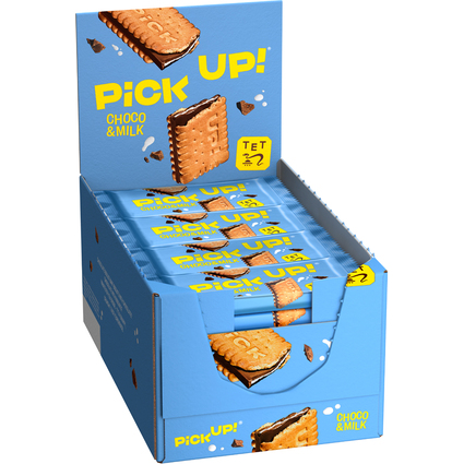 PiCK UP! Keksriegel "Choco & Milch", Display