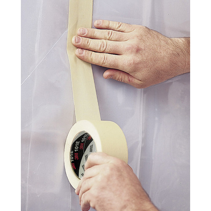3M Krepp-Klebeband 101E, 18 mm x 50 m, Papier, beige