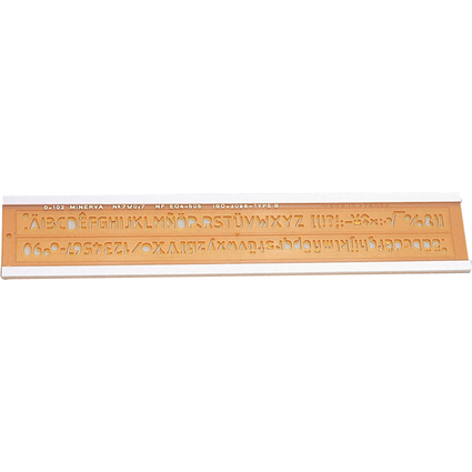 MINERVA Schriftschablone, Schrifthhe: 3,5 mm