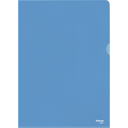 Esselte Sichthllen Standard, DIN A4, PP, blau, 0,12 mm