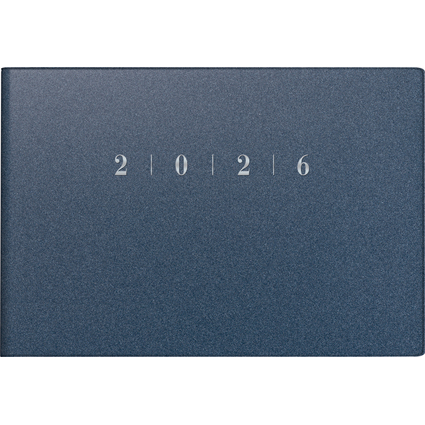 rido id Taschenkalender "Septimus Reflection" 2026, blau