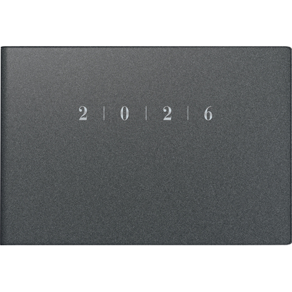 rido id Taschenkalender "Septimus Reflection" 2026, grau