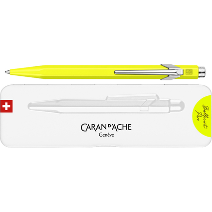 CARAN D'ACHE Druckkugelschreiber 849 POPLINE FLUO, gelb