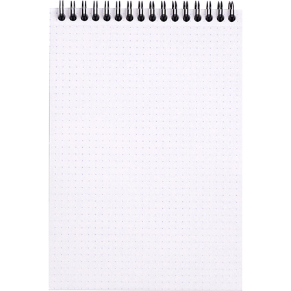 RHODIA Spiralnotizblock No. 16, DIN A5, gepunktet, schwarz