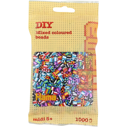 Hama Bgelperlen midi "Streifenperlen-Mix 90", im Beutel