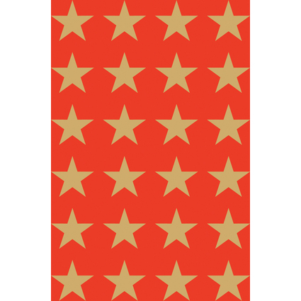 HERMA Weihnachts-Sticker DECOR "Sterne", 15 mm, gold