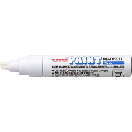 uni-ball Permanent-Marker PAINT PX30, wei