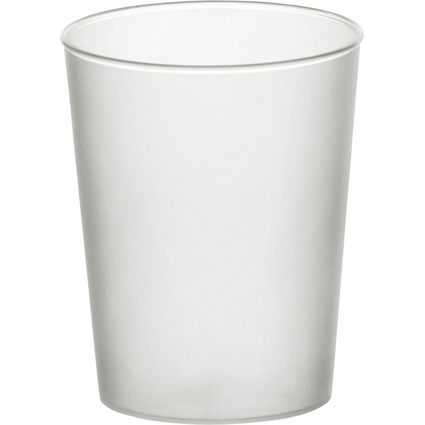 STARPAK Kunststoff-Schnapsglas, 4 cl, satiniert