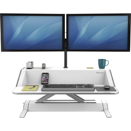 Fellowes Sitz-Steh Workstation Lotus, wei