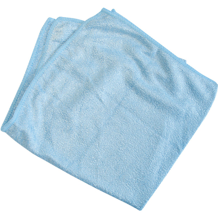 HYGOCLEAN Mikrofasertuch MICRO MASTER, 400 x 400 mm, blau