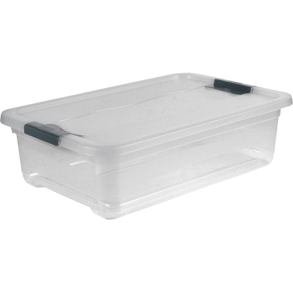 keeeper Aufbewahrungsbox "cornelia", 28 Liter, transparent