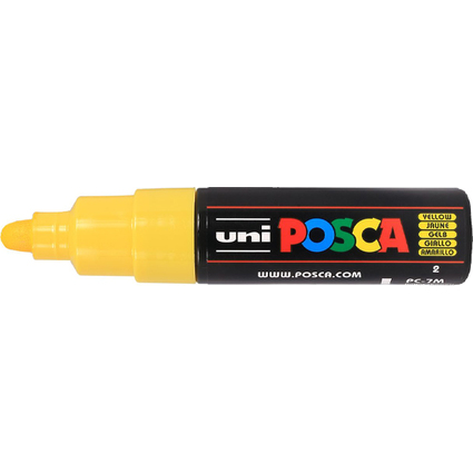 POSCA Pigmentmarker PC-7M, gelb