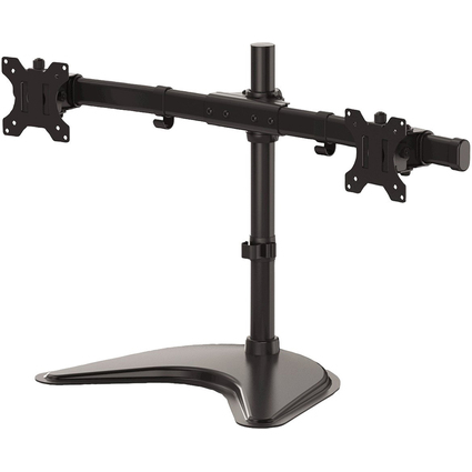 Fellowes Doppel-Monitorarm Seasa mit Standfu, schwarz