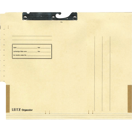 LEITZ Pendeltasche Orgacolor, A4, mit Frschen, chamois