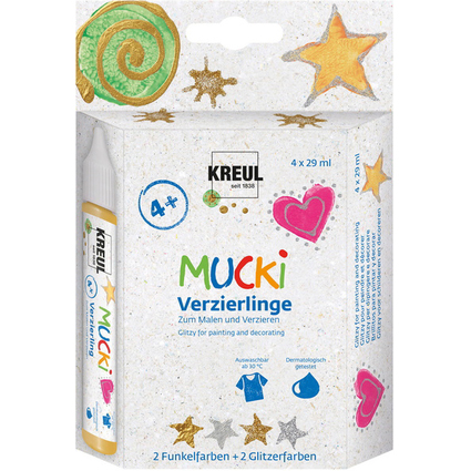 KREUL Verzierling "MUCKI", 4er-Set