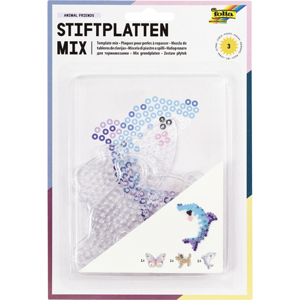 folia Bgelperlen Stiftplatten TIERWELT, sortiert