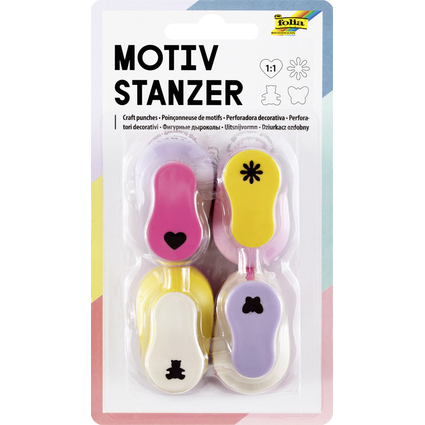 folia Motivstanzer "MINI" Ganzjahresmotive, Set 1