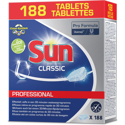 Sun Professional Splmaschinentabs Classic, 188 Stck