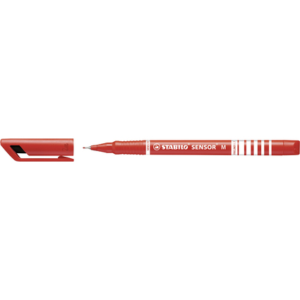 STABILO Fineliner SENSOR medium, rot