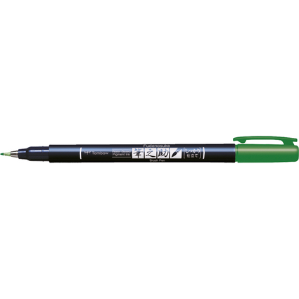 Tombow Kalligraphie-Stift Fudenosuke, Hrtegrad 1, grn