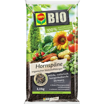 COMPO BIO Naturdnger Hornspne, 2,5 kg Beutel