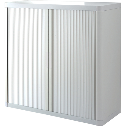 PAPERFLOW Rollladenschrank easyOffice, 2 Bden, wei / wei