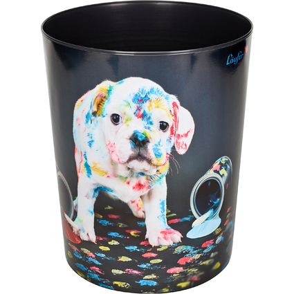 Lufer Papierkorb Bunter Hund