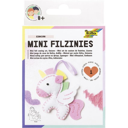 folia Mini Filz-Nhset "Filzinies", 15-teilig, Pegasus