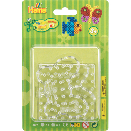 Hama Stiftplatte "Viereck, Schmetterling", im Blister