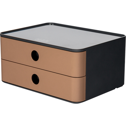 HAN Schubladenbox SMART-BOX ALLISON, 2 Schbe, caramel brown