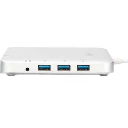 DIGITUS Universal Docking Station, USB Type-C, silber