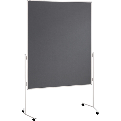 FRANKEN Moderationstafel ECO, 1.200 x 1.500 mm, Filz, grau