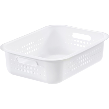 smartstore Aufbewahrungsbox BASKET RECYCLED 6 L, wei