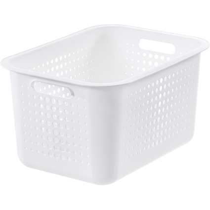 smartstore Aufbewahrungsbox BASKET RECYCLED 13 L, wei
