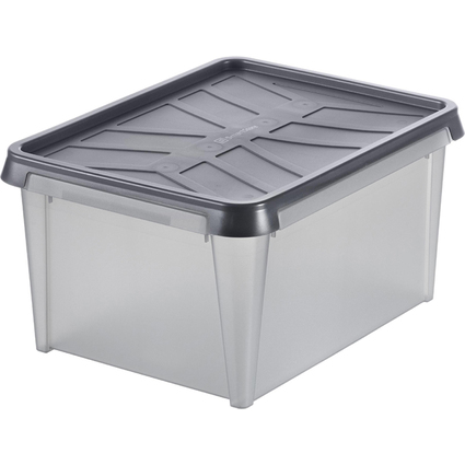 smartstore Aufbewahrungsbox DRY 34 L, 34 Liter, anthrazit