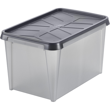 smartstore Aufbewahrungsbox DRY 55 L, 55 Liter, anthrazit