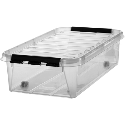 smartstore Aufbewahrungsbox CLASSIC 30 L, Clips: schwarz