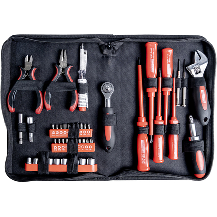 BRDER MANNESMANN Werkzeug-Satz Elektronik Tool Kit, 45-tlg