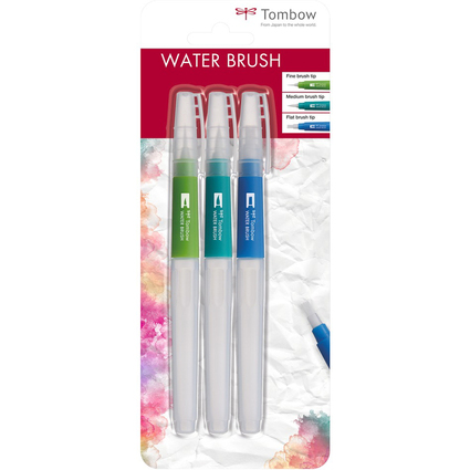 Tombow Wassertankpinsel, 3er Blister