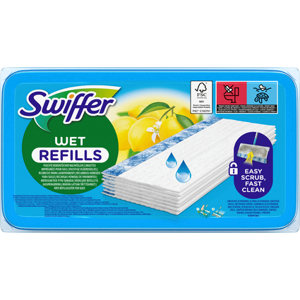 Swiffer Feuchte Bodenwischtcher Wet, Nachfllpackung