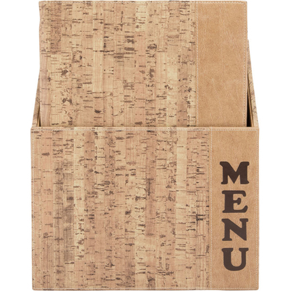Securit Speisekarten-Mappe DESIGN CORK, A4, 10er Box