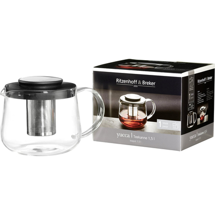 Ritzenhoff & Breker Teekanne YUCCA, aus Glas, 1,5 Liter