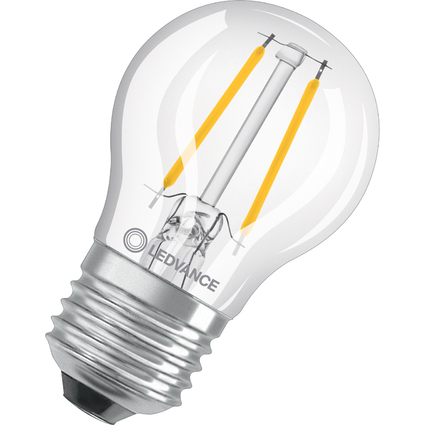 LEDVANCE LED-Lampe CLASSIC P, 1,5 Watt, E27, klar