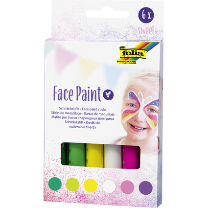 folia Schminkstifte Face Paint Set SWEET